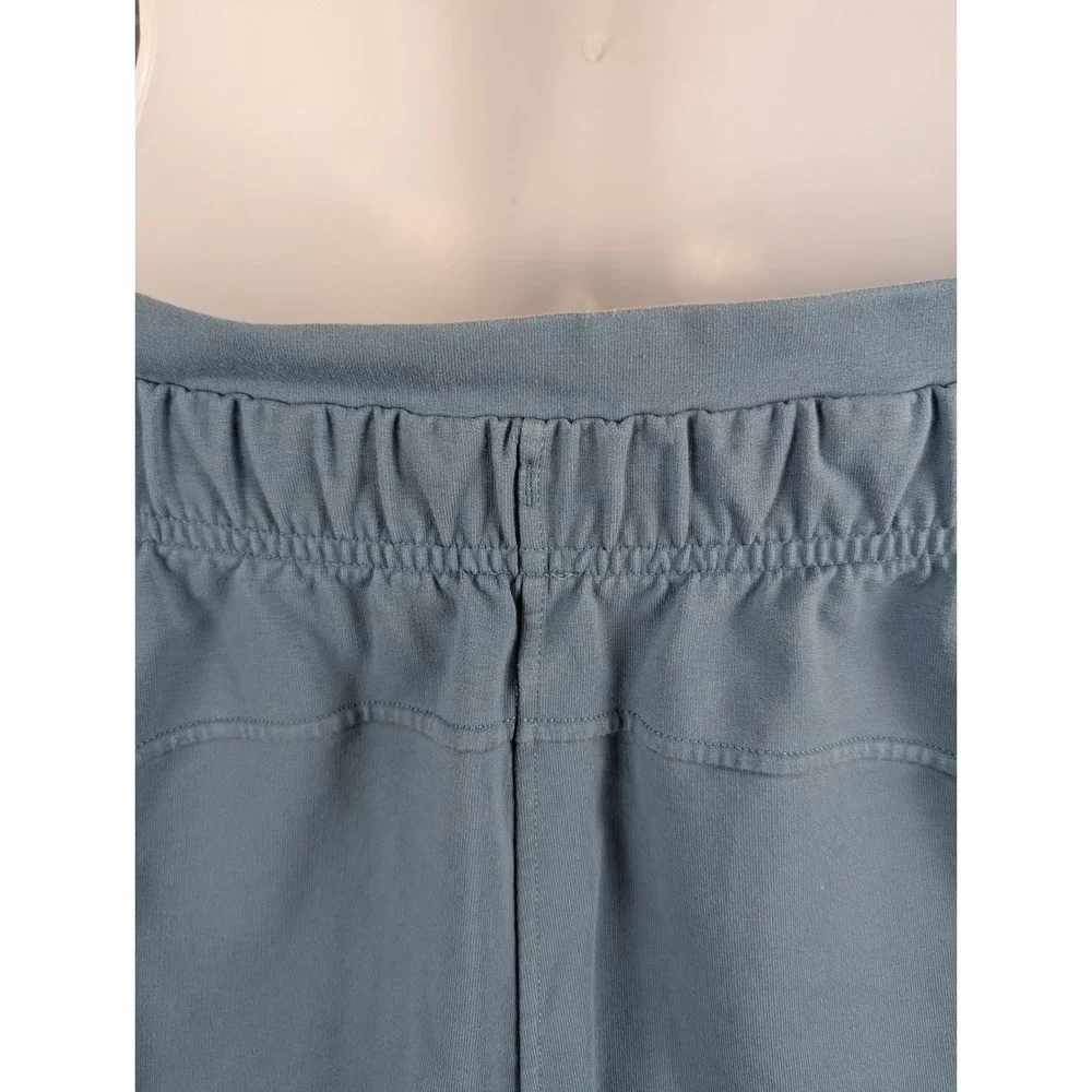 Lululemon Inner Glow French Terry Shorts Blue Size 4 Drawstring Activewear